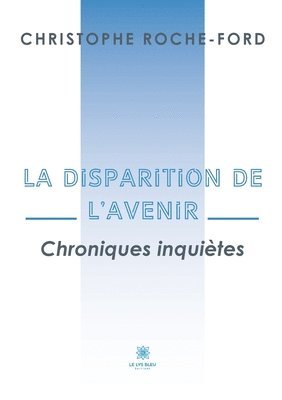 bokomslag disparition de l'avenir