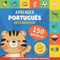 bokomslag Aprender portugus - 150 palabras con pronunciacin - Intermedio