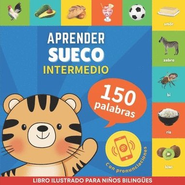 bokomslag Aprender sueco - 150 palabras con pronunciacin - Intermedio