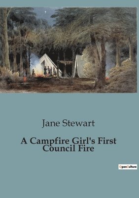 Campfire Girl's First Council Fire