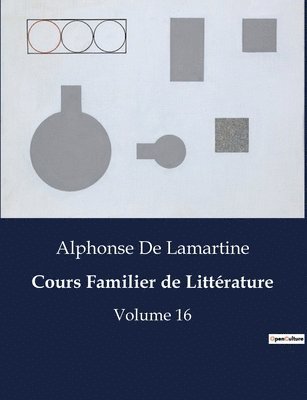 Cours Familier de Littrature 1