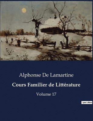 Cours Familier de Littrature 1