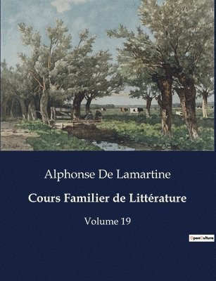 Cours Familier de Littrature 1