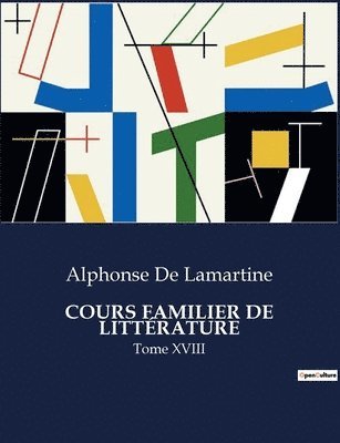 Cours Familier de Littrature 1