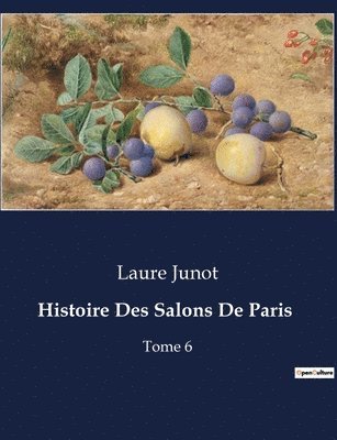 bokomslag Histoire Des Salons De Paris