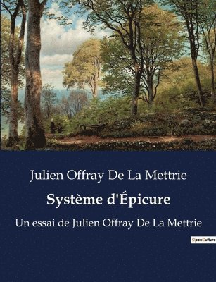 Julien Offray De La Mettrie - Système d'Épicure, Häftad