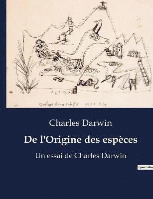 Charles Darwin - De l'Origine des espèces, Häftad