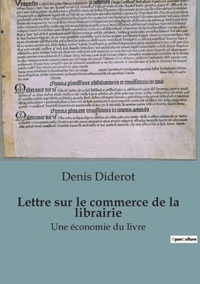 bokomslag Lettre sur le commerce de la librairie