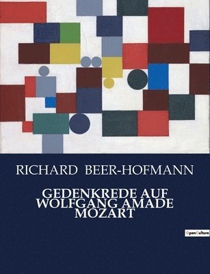 Gedenkrede Auf Wolfgang Amade Mozart 1