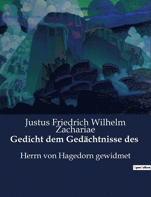 bokomslag Gedicht dem Gedächtnisse des