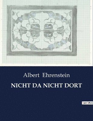 bokomslag Nicht Da Nicht Dort