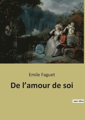 bokomslag De l'amour de soi