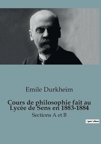 bokomslag Cours de philosophie au Lycee de Sens en 1883-1884