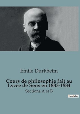 Cours de philosophie au Lycee de Sens en 1883-1884 1