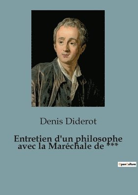 Denis Diderot - Entretien d'un philosophe avec la Maréchale de ***, Häftad