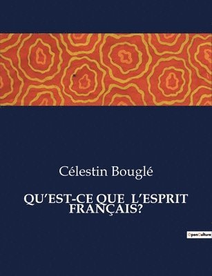 bokomslag Qu'est-CE Que l'Esprit Français?