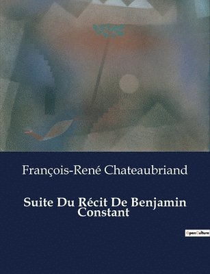 bokomslag Suite Du Rcit De Benjamin Constant