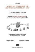 bokomslag Actes du Colloque d'Etudes et de Recherches sur Rennes-le-Chateau 2015