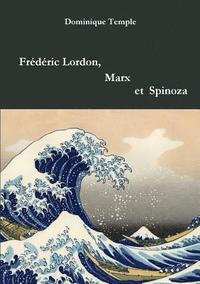 bokomslag Frdric Lordon, Marx et Spinoza