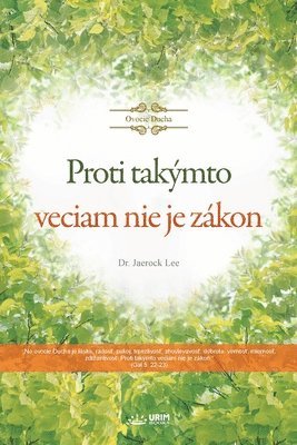 Lee Jaerock - Proti takýmto veciam nie je zákon(Slovak), Häftad