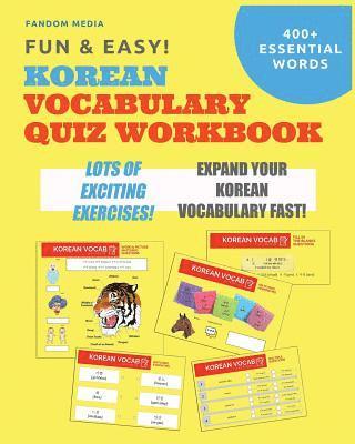 Fun and Easy! Korean Vocabulary Quiz Workbook 1