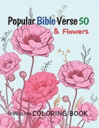 bokomslag Popular Bible Verse 50 & Flower Coloring Book