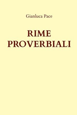 bokomslag Rime proverbiali