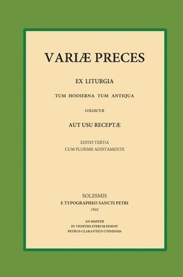 Variae Preces 1