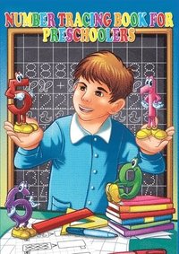 bokomslag Number tracing book for preschoolers