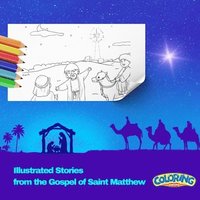 bokomslag Illustrated Stories from the Gospel of Saint Matthew. Coloring Book.
