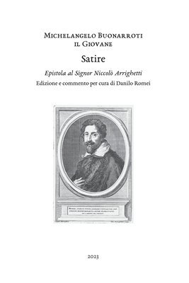 Satire. Epistola al Signor Niccol Arrighetti 1