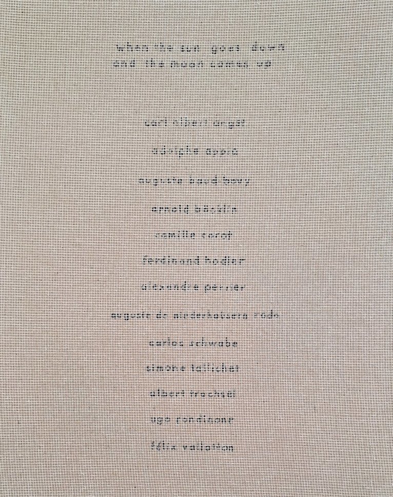 Ugo Rondinone, Ugo Rondinone - When the Sun Goes Down and the Moon Comes Up, Inbunden