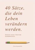 bokomslag 40 SÄTZE, DIE DEIN LEBEN VERÄNDERN