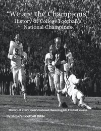 bokomslag "We are the Champions" - College Football's National Champions