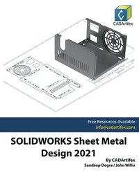 bokomslag Solidworks Sheet Metal Design 2021