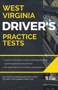 bokomslag West Virginia Driver's Practice Tests