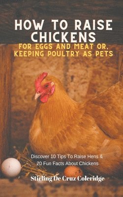 bokomslag How To Raise Backyard Chickens For Eggs And Meat Or, Keeping Poultry As Pets Discover 10 Quick Tips On Raising Hens And 20 Fun Facts About Chickens