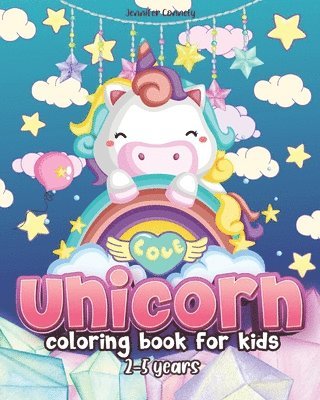 bokomslag Unicorn Coloring Book for Kids Ages 2-5