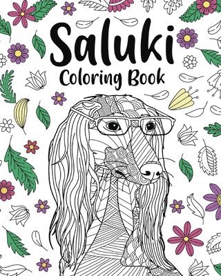 bokomslag Saluki Coloring Book