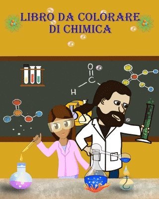 bokomslag Libro da Colorare di Chimica