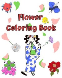 bokomslag Flower coloring book