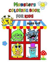 bokomslag Monsters Coloring Book for Kids ages 4-8