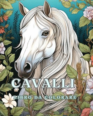 bokomslag Libro da colorare sui cavalli