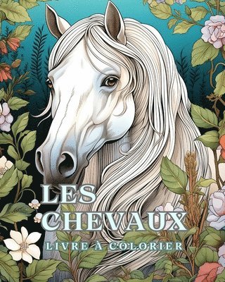 bokomslag Livre à colorier sur les chevaux