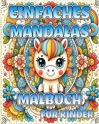 bokomslag Einfaches Mandalas-Malbuch für Kinder