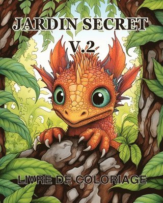 bokomslag Livre de coloriage Jardin Secret vol.2