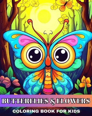 Butterflies and Flowers Coloring Book for Kids 1