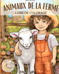 bokomslag Animaux de la ferme Livre à colorier