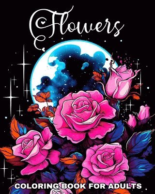 bokomslag Flowers Coloring Book for Adults