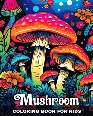 bokomslag Mushroom Coloring Book for Kids